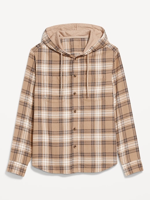 Image number 4 showing, Hooded Flannel Shirt