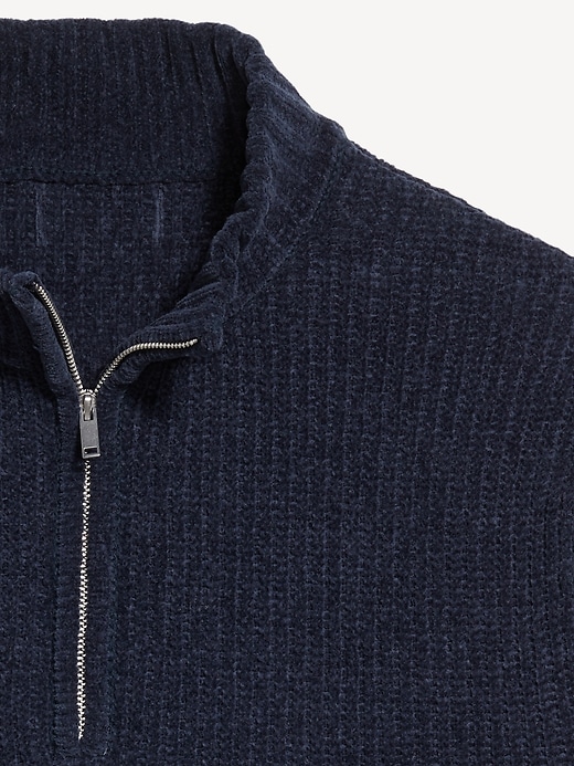 Image number 5 showing, Chenille Quarter Zip