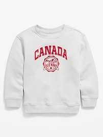 Image number 1 showing, Oversized Canada Logo-Graphic Sweatshirt for Toddler Boys