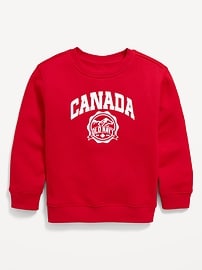Image number 1 showing, Oversized Canada Logo-Graphic Sweatshirt for Toddler Boys