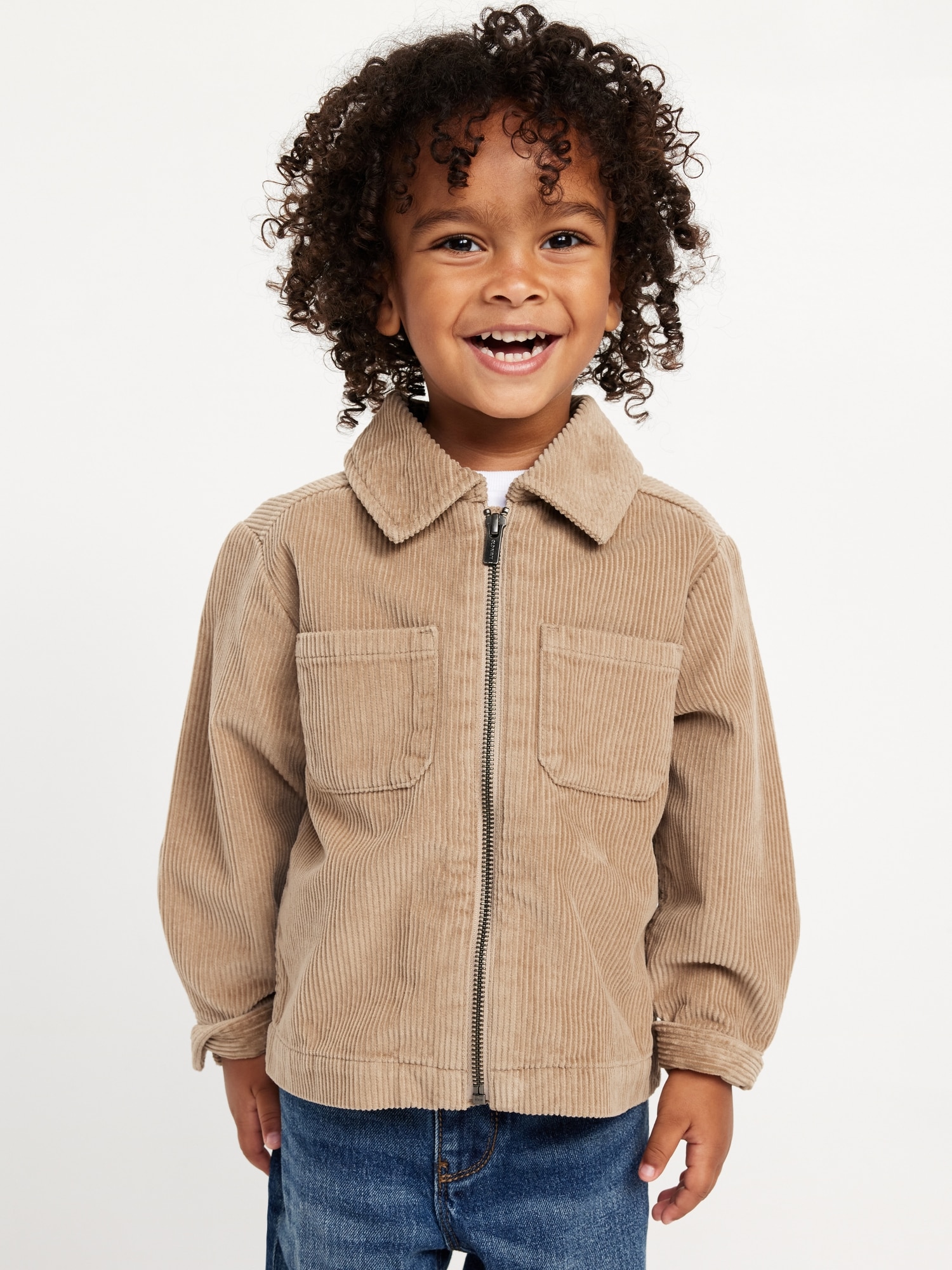 Corduroy Utility Zip-Front Jacket for Toddler Boys