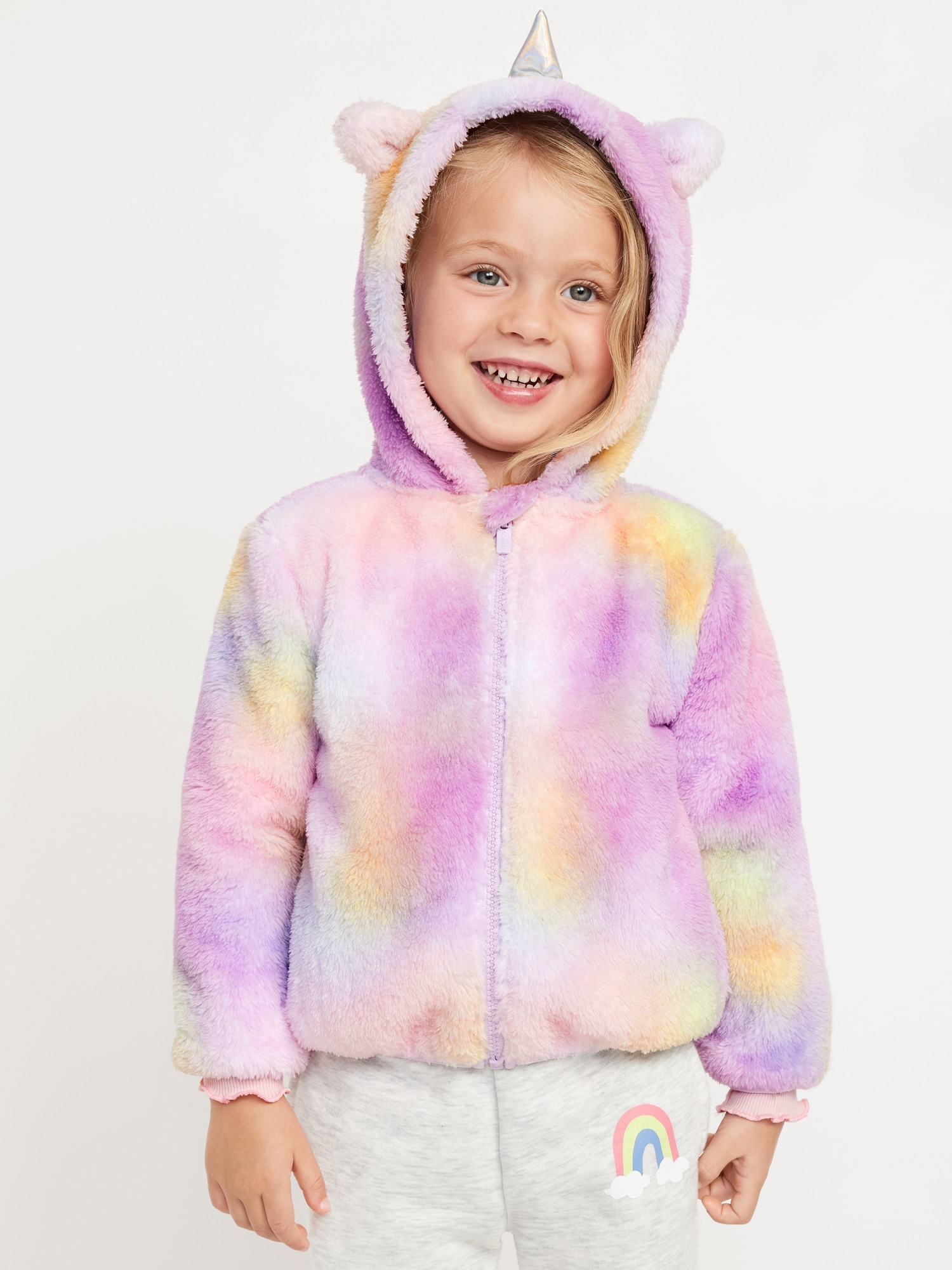 Critter Hooded Jacket for Toddler Girls