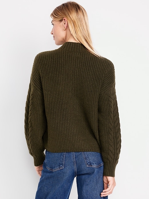 Image number 7 showing, SoSoft Crop Cable-Knit Sweater