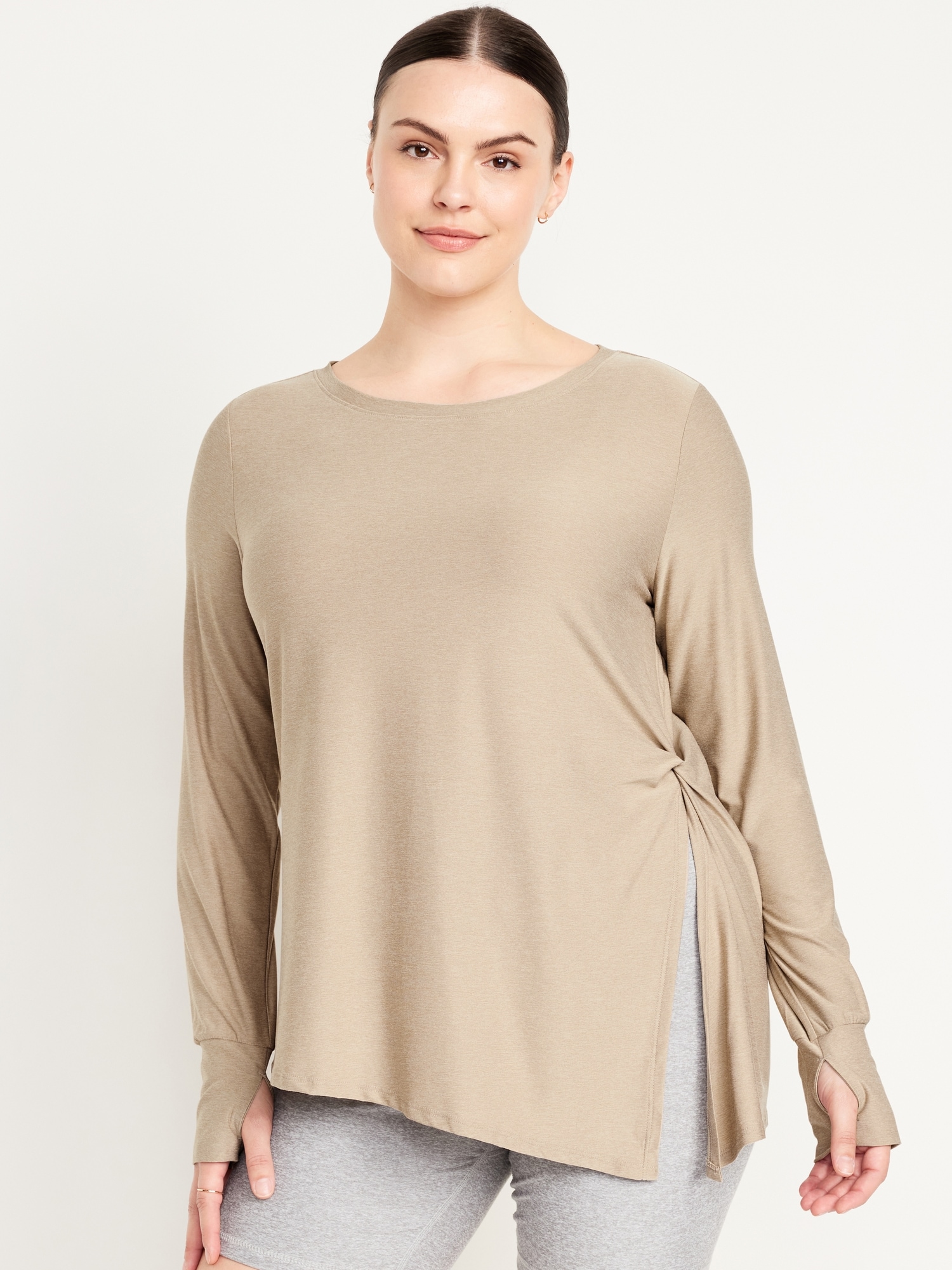 CloudMotion Side-Tie Tunic