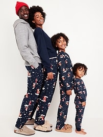 View large product image 4 of 4. Gender-Neutral Graphic Snug-Fit Pajama Set for Kids