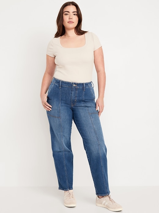 Image number 5 showing, High-Waisted OG Loose Utility Jeans