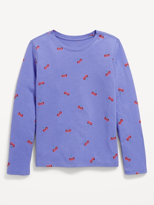 View large product image 1 of 2. Printed Softest Long-Sleeve T-Shirt for Girls