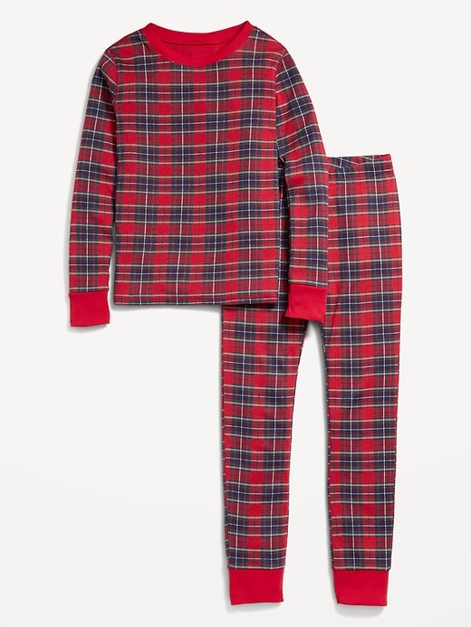 Voir une image plus grande du produit 2 de 4. Pyjama ajusté à imprimé unisexe pour enfant