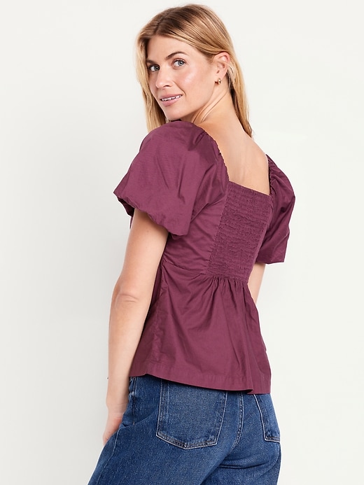 Image number 2 showing, Waist-Defined V-Neck Top