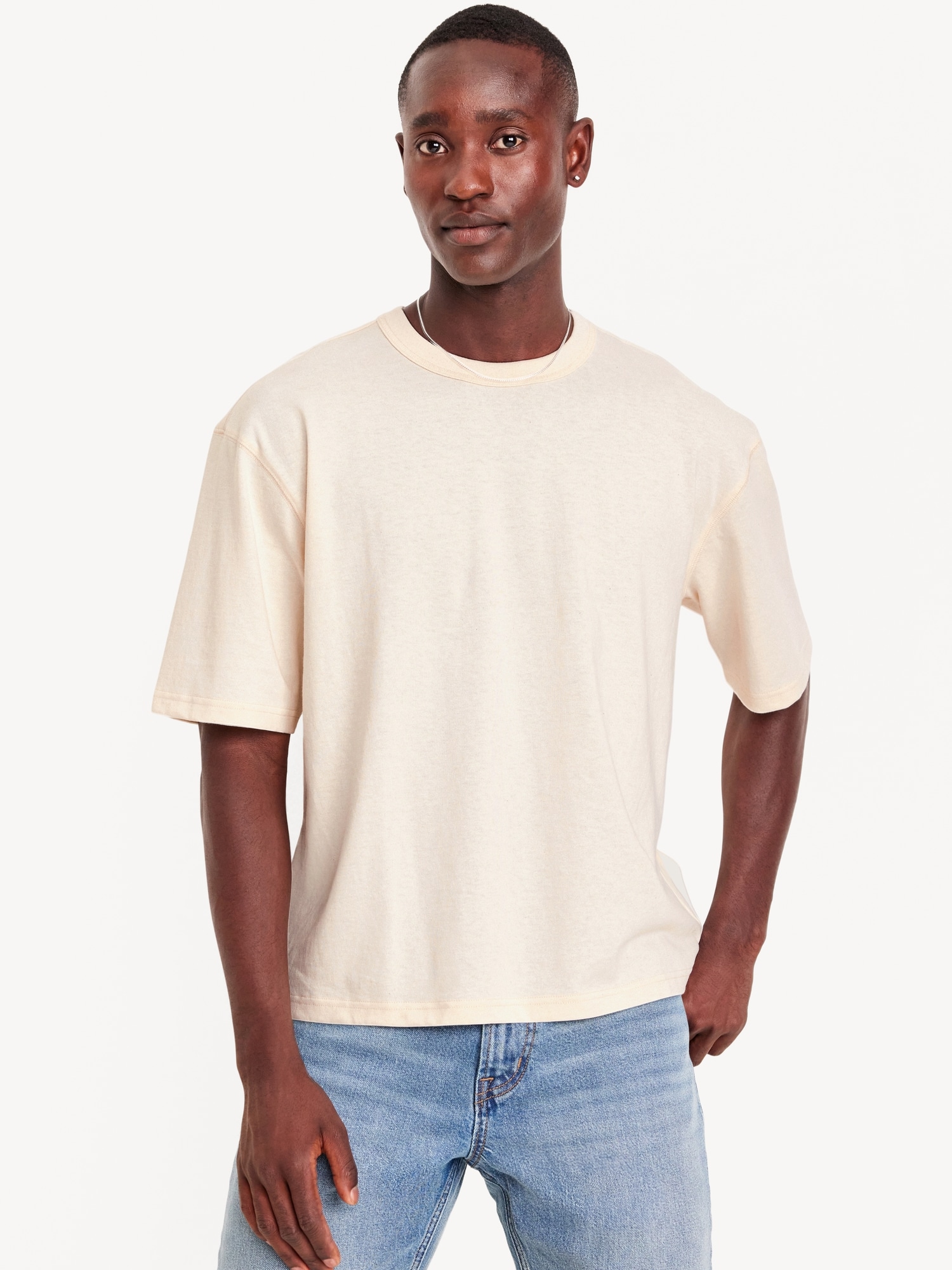 Heavyweight Crop Crew-Neck T-Shirt