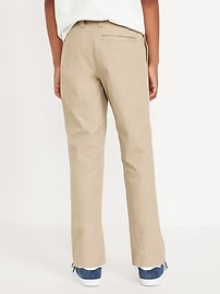 L'image numéro 2 présente Pantalon chino d’uniforme scolaire étroit à extensibilité intégrée pour Garçon