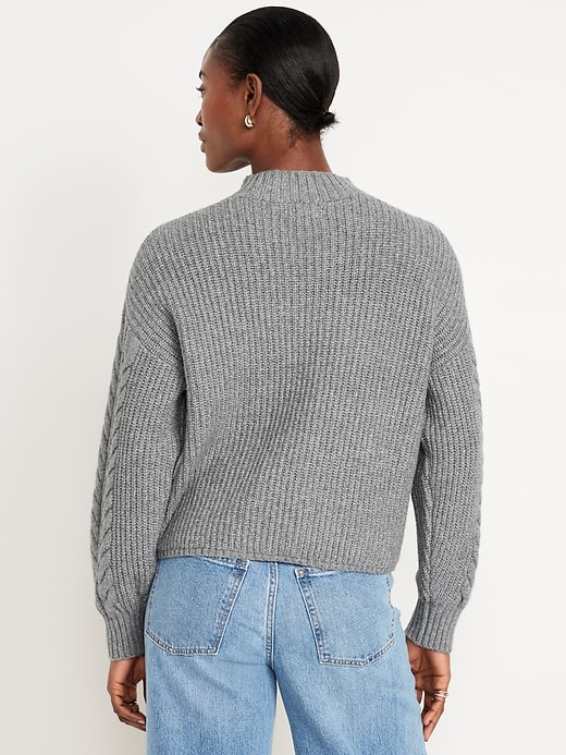 Image number 2 showing, SoSoft Crop Cable-Knit Sweater