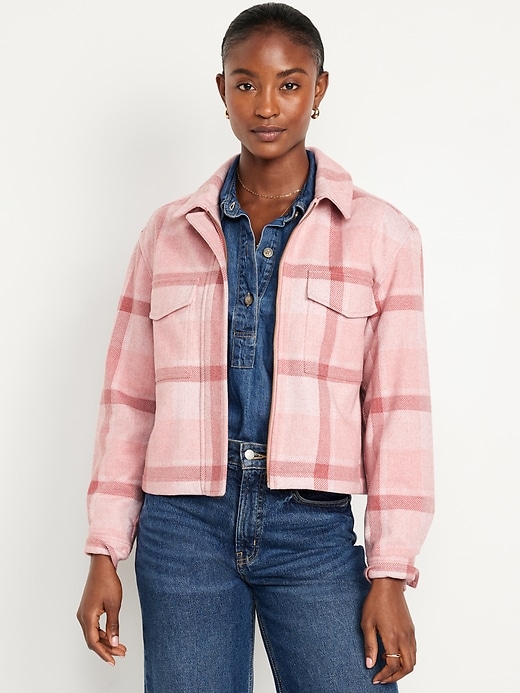 Image number 1 showing, Relaxed Shirt Jacket