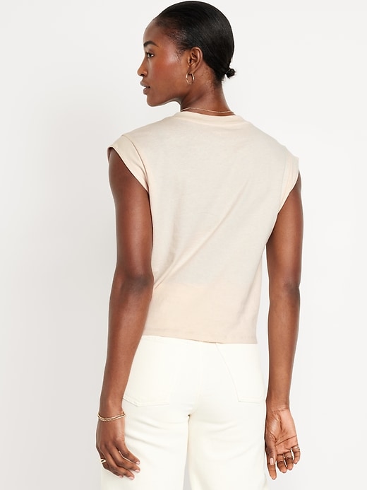 Image number 2 showing, Sleeveless V-Neck Top