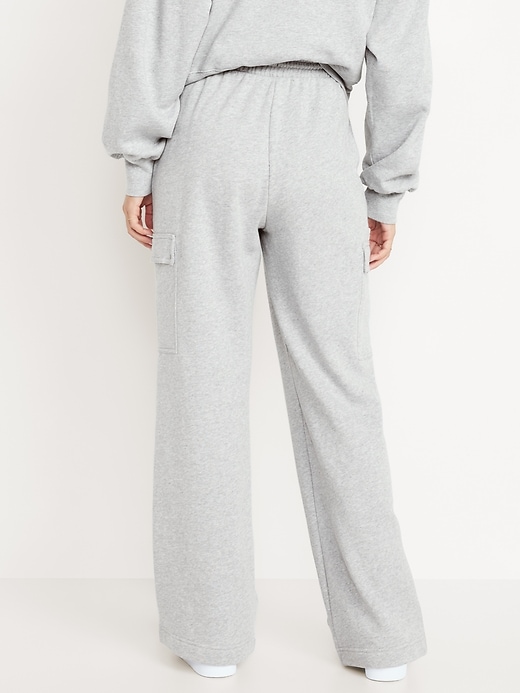 Image number 5 showing, Extra High-Waisted SoComfy Cargo Wide-Leg Sweatpants