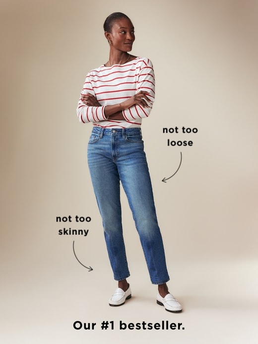 Image number 8 showing, High-Waisted OG Straight Ankle Jeans