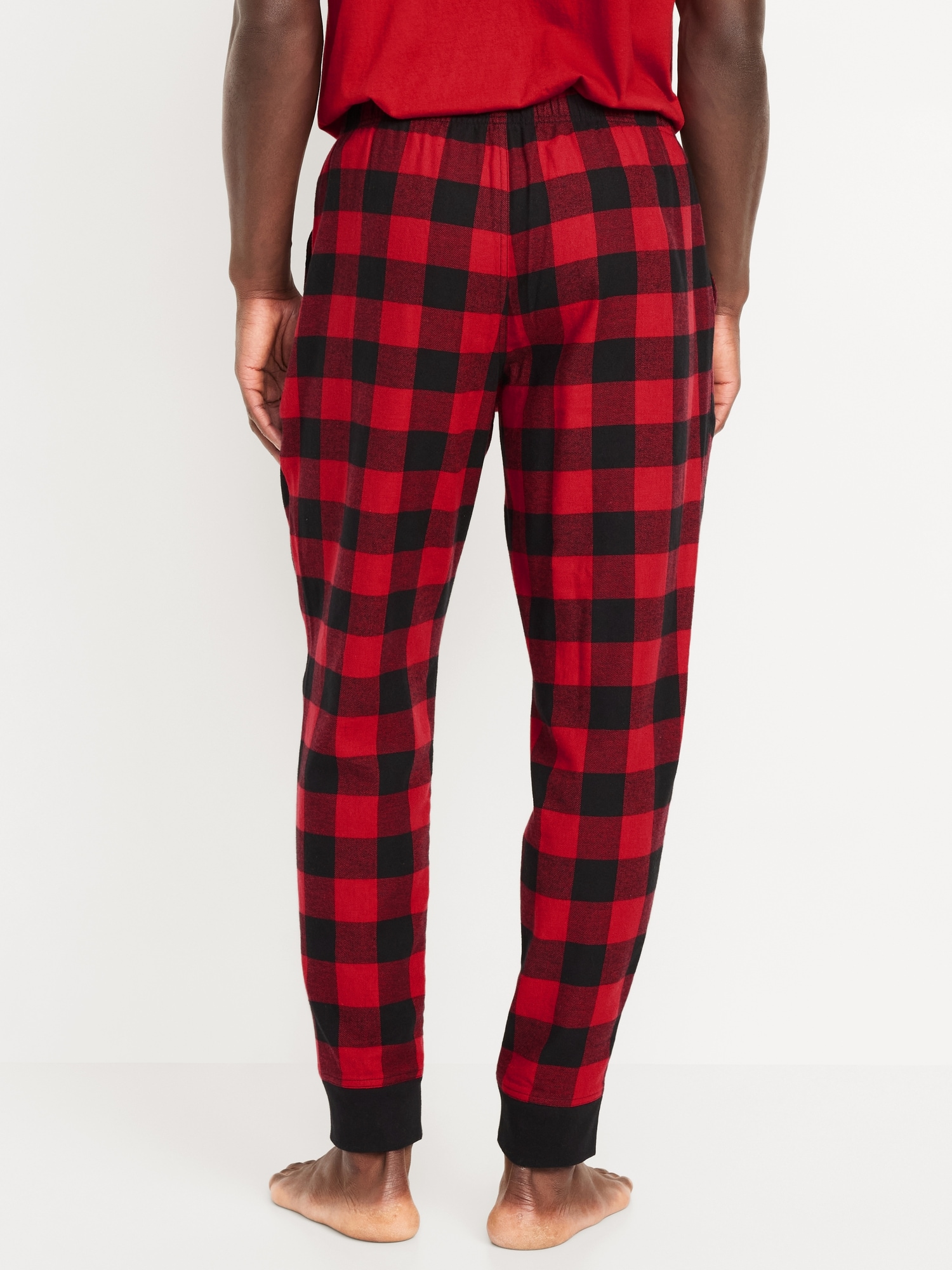 Flannel Pajama Joggers for Men Old Navy