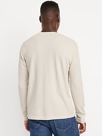 View large product image 3 of 3. Thermal-Knit Henley T-Shirt 2-Pack