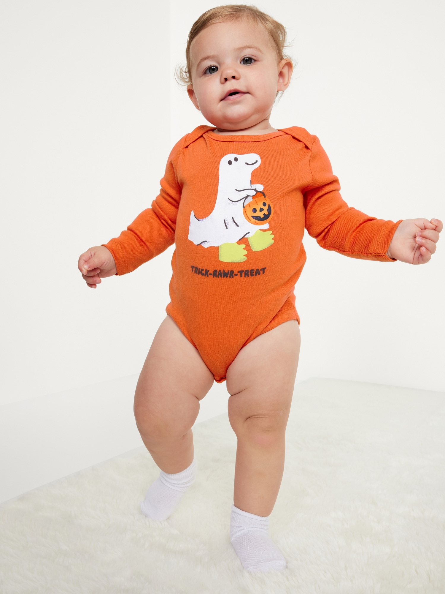 Long-Sleeve Graphic Bodysuit for Baby