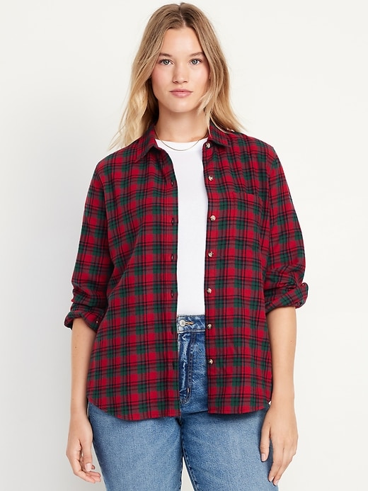 Image number 5 showing, Classic Flannel Button-Down Shirt