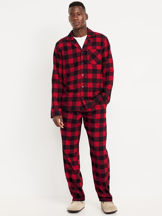 Image number 1 showing, Flannel Pajama Set for Men