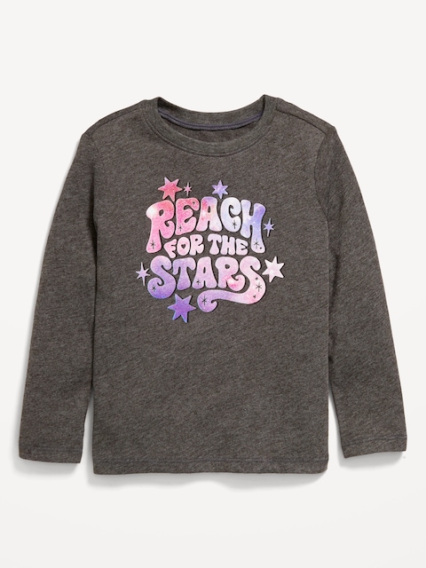 Long-Sleeve Graphic T-Shirt for Toddler Girls