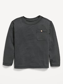 L'image numéro 1 présente T-shirt à poche à manches longues pour tout-petit garçon