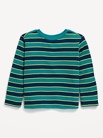 Image number 1 showing, Printed Long-Sleeve Thermal-Knit T-Shirt for Toddler Boys