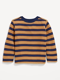 L'image numéro 1 présente T-shirt à manches longues en tricot isotherme à motif pour tout-petit garçon