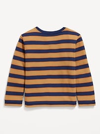 L'image numéro 2 présente T-shirt à manches longues en tricot isotherme à motif pour tout-petit garçon