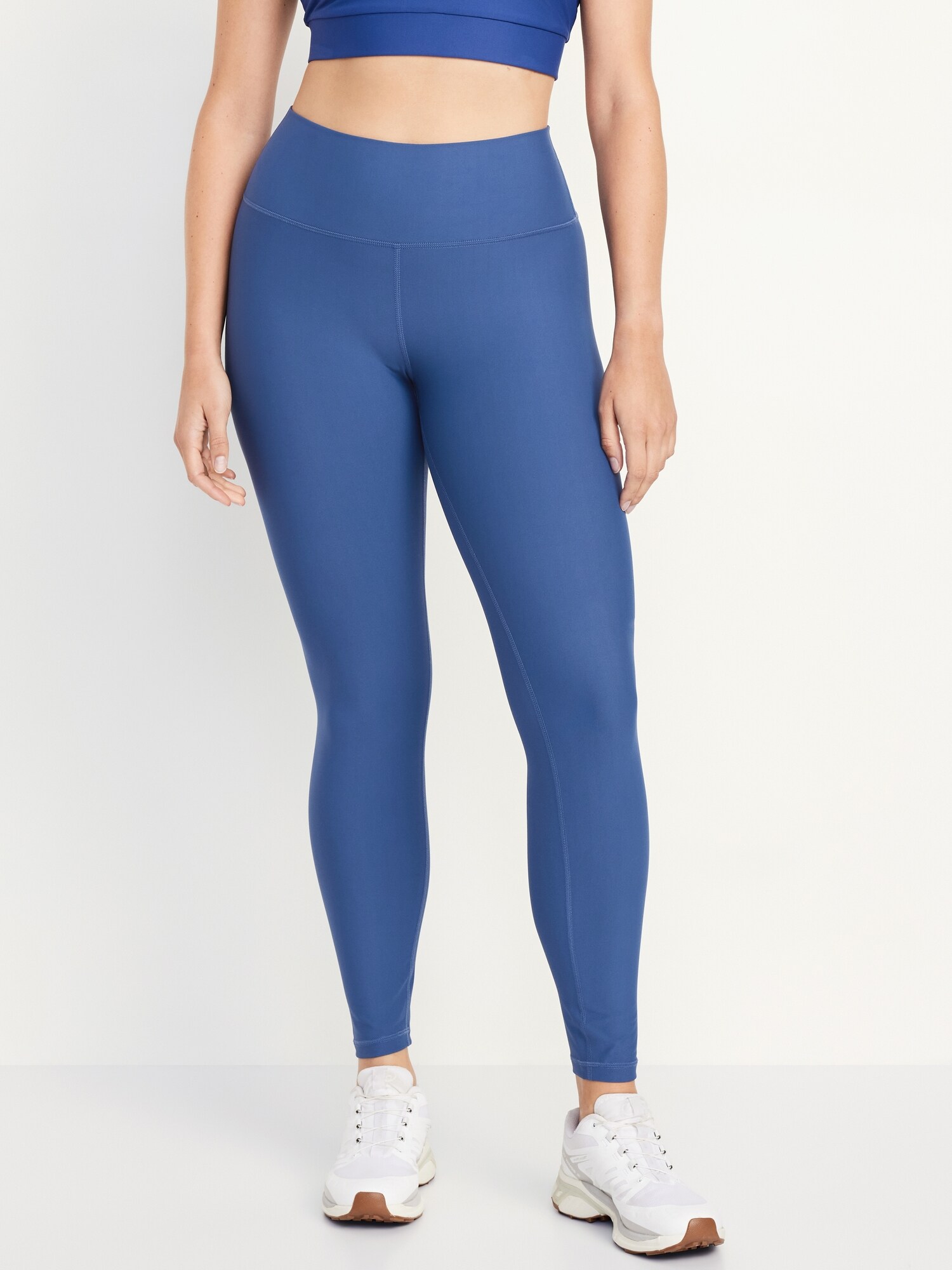 High Waisted PowerSoft Full Length Leggings Old Navy