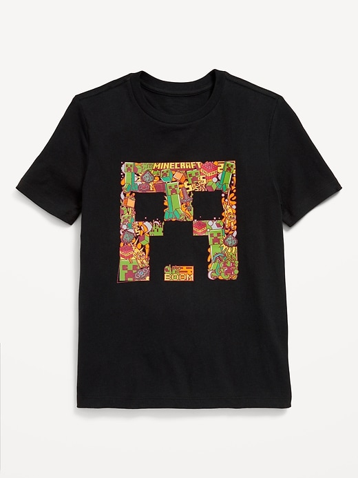 Voir une image plus grande du produit 1 de 2. T-shirt à imprimé Minecraft&#153 unisexe pour Enfant