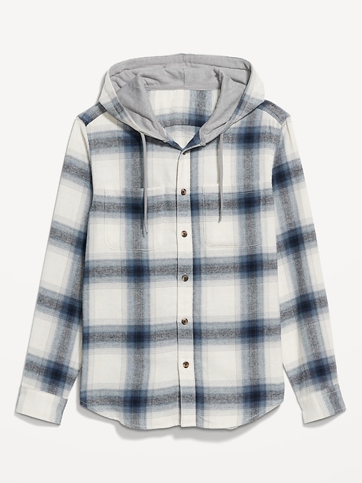 Image number 4 showing, Hooded Flannel Shirt