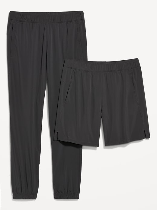 Image number 6 showing, Essential Woven Workout Joggers and Shorts Set