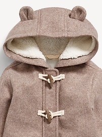 View large product image 3 of 3. Critter-Ear Pocket Coat for Toddler Girls