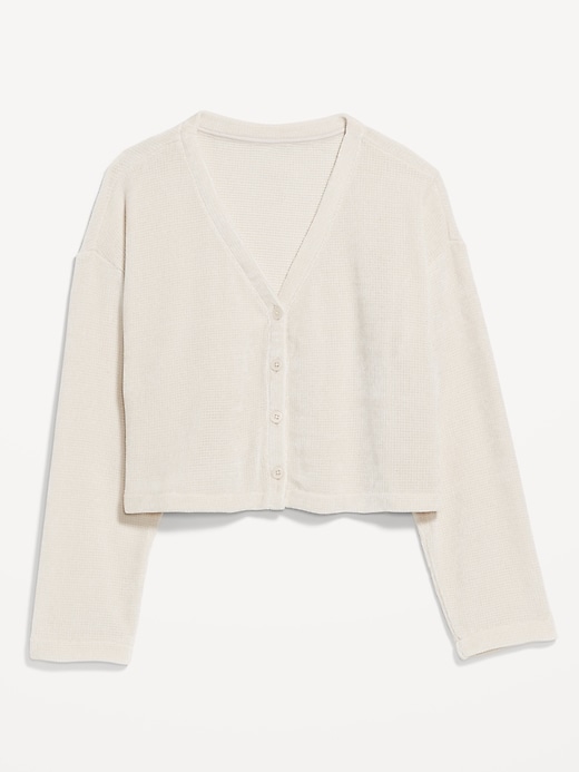 Image number 4 showing, Cozy Chenille Button-Down Top