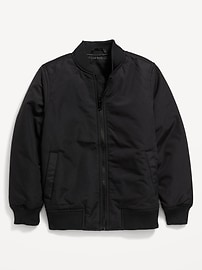 Image number 2 showing, Zip-Front Bomber Jacket for Boys