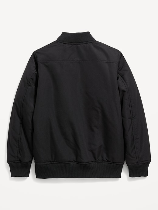 Image number 3 showing, Zip-Front Bomber Jacket for Boys