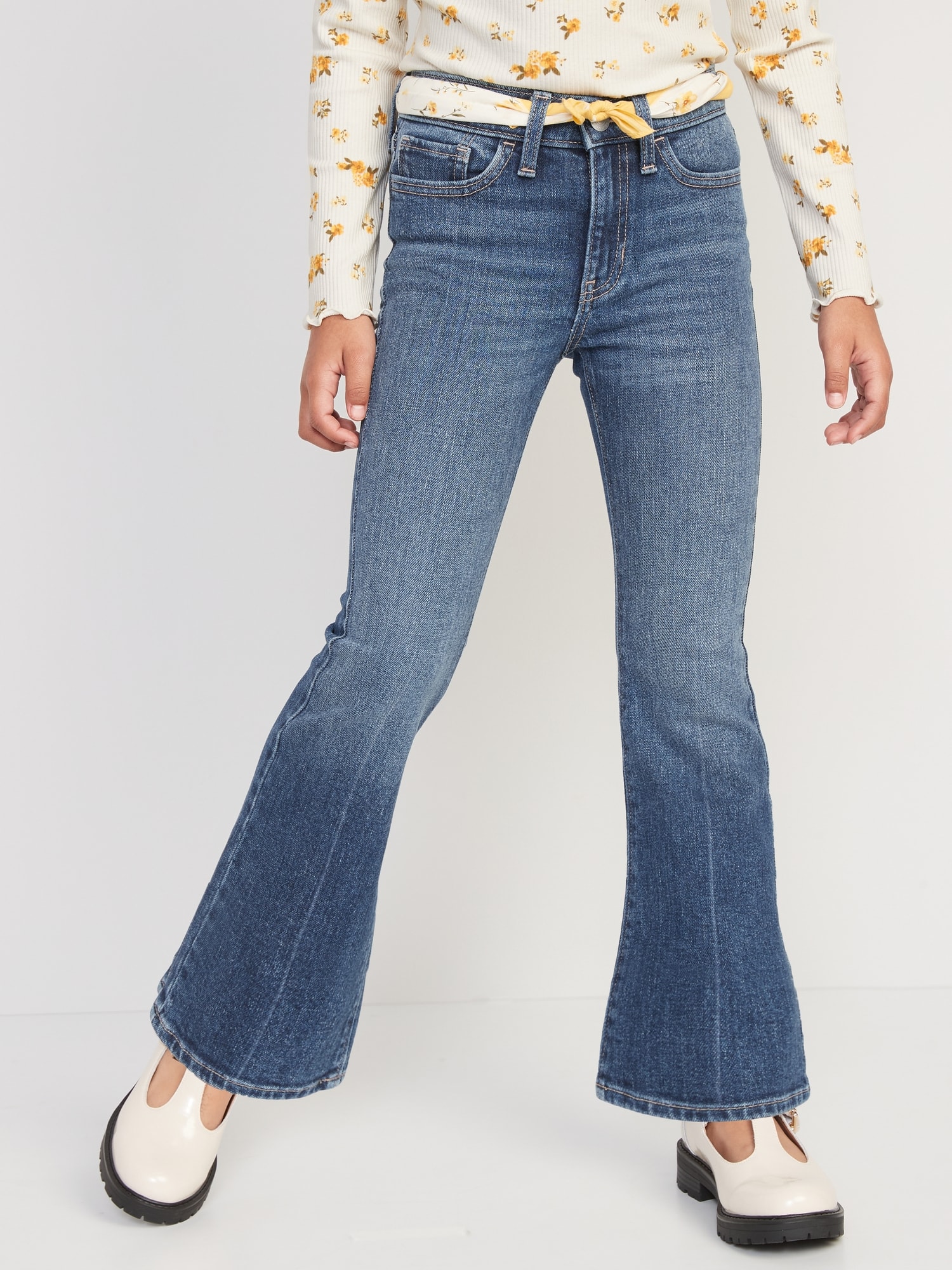 High-Waisted Jeans for Girls