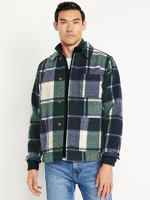 Image number 1 showing, Plaid Chore Jacket