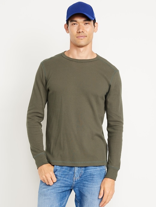 Image number 1 showing, Waffle-Knit T-Shirt