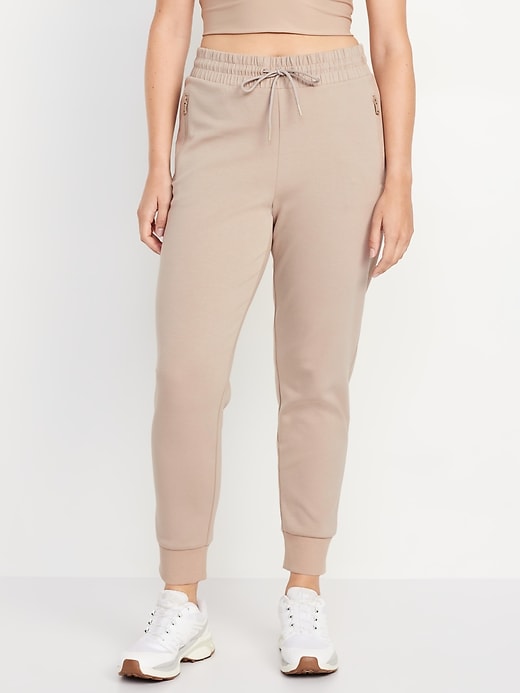 Image number 4 showing, High-Waisted Dynamic Fleece Joggers