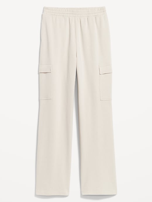 Image number 4 showing, Extra High-Waisted SoComfy Cargo Wide-Leg Sweatpants