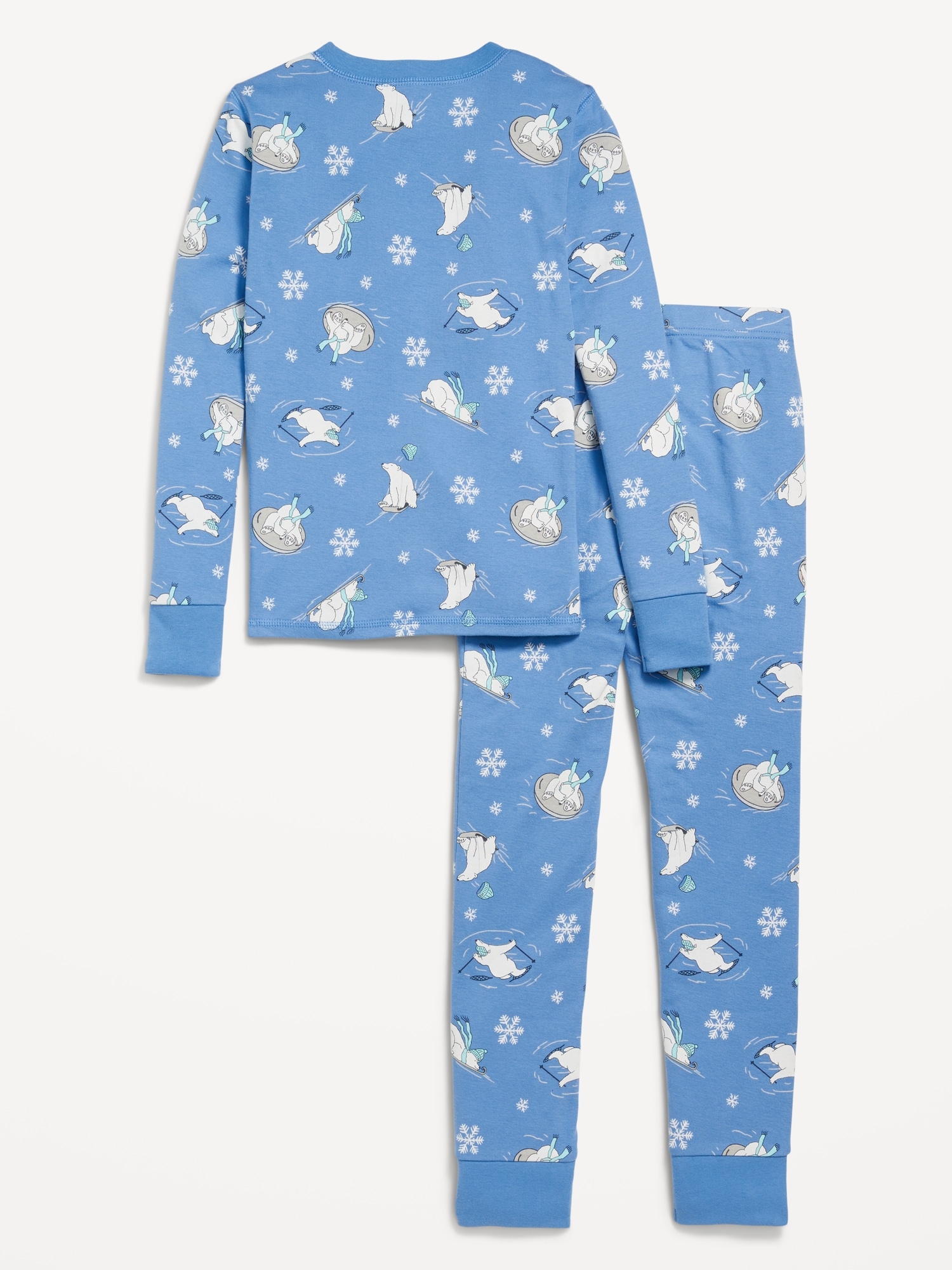 Gender-Neutral Graphic Snug-Fit Pajama Set for Kids