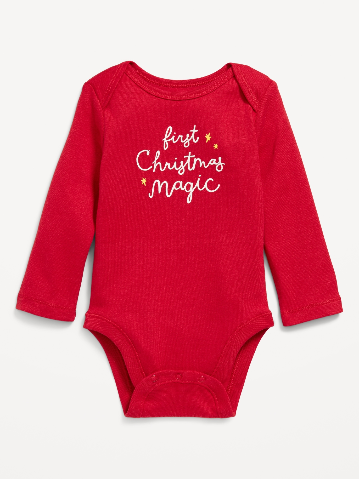 Unisex Long-Sleeve Graphic Bodysuit for Baby