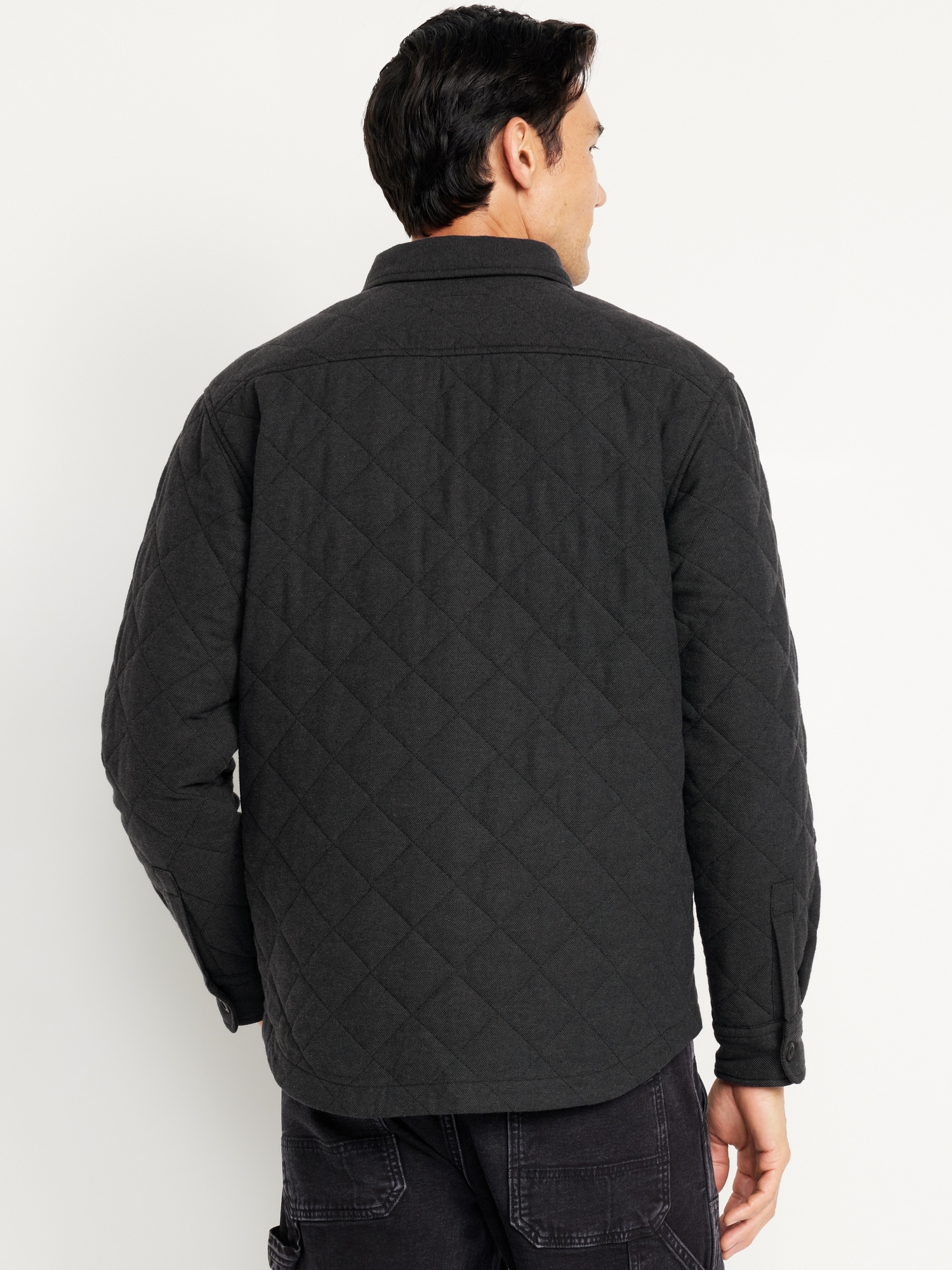 Quilted Button-Down Shacket