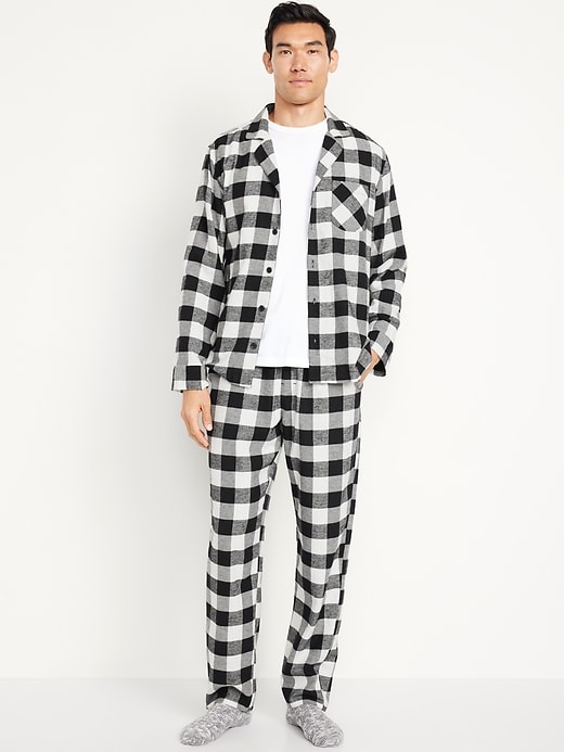 Image number 1 showing, Flannel Pajama Set for Men