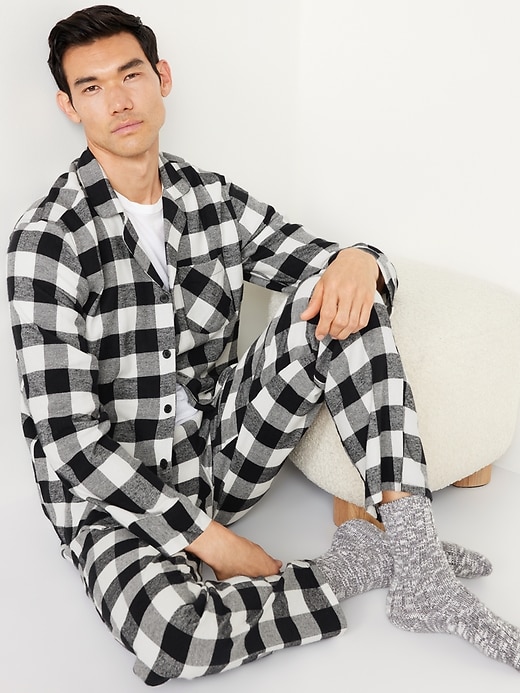 Image number 3 showing, Flannel Pajama Set for Men