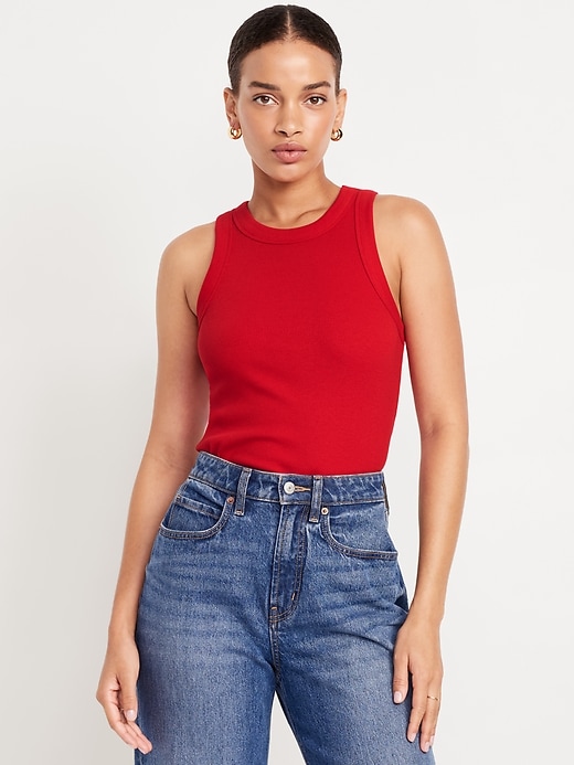 Image number 1 showing, Snug Crop Tank Top