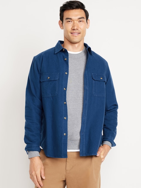 Chemise boutonnée à poches